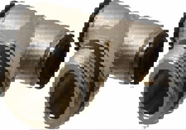 Push-To-Connect Tube to Universal Thread Tube Fitting: Swivel Branch Tee, 1/2